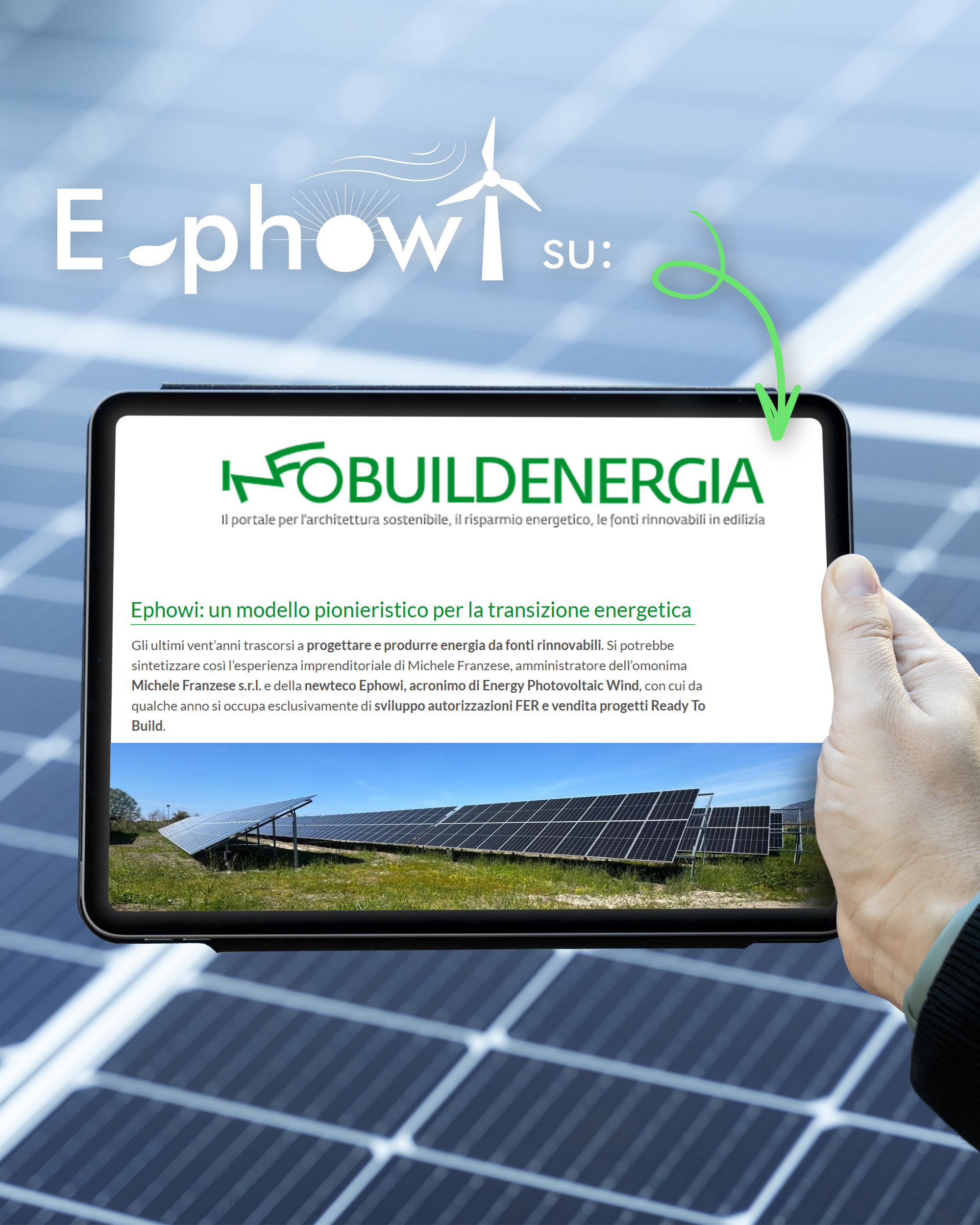 Ephowi su Infobuild Energia