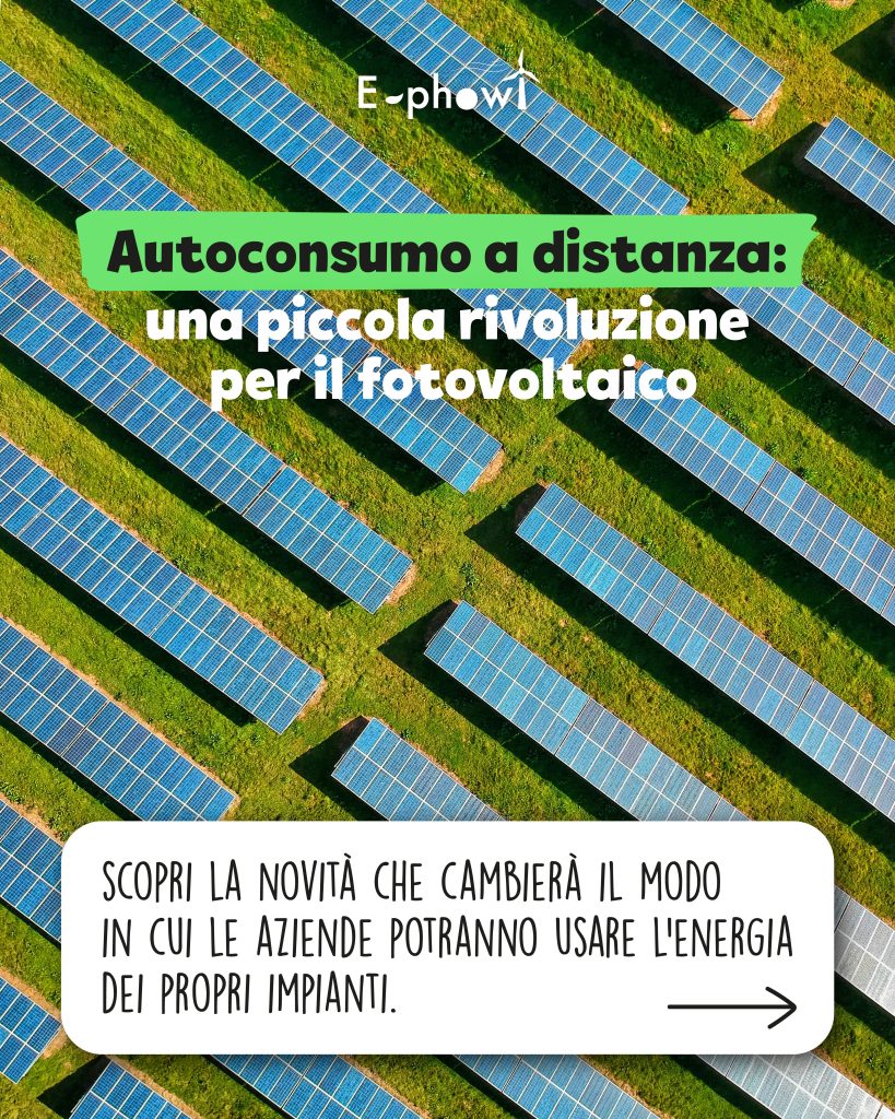 autoconsumo a distanza: cosa cambierà con il nuovo decreto in arrivo?