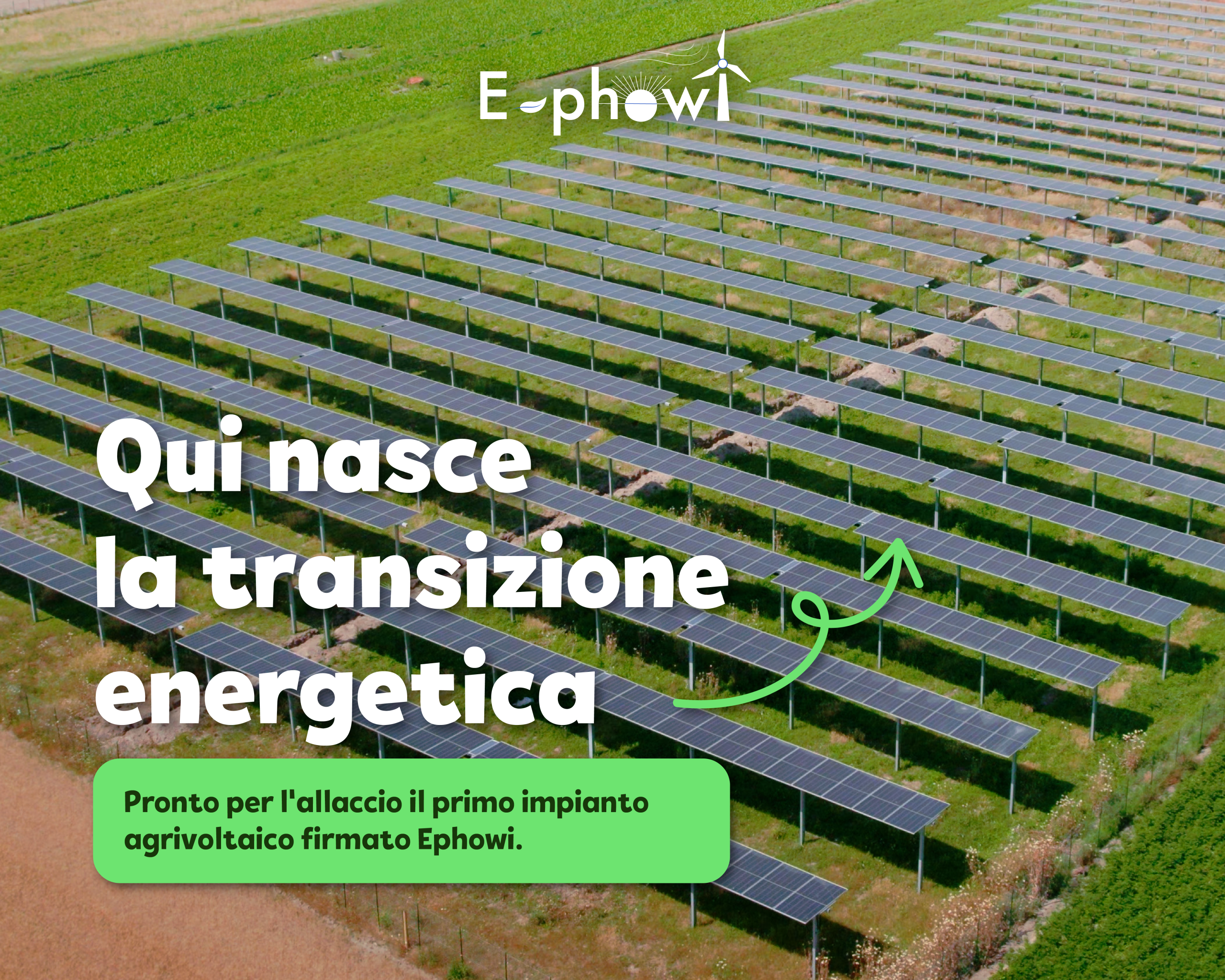 Il primo impianto agrivoltaico di Ephowi in Campania: energia e agricoltura crescono insieme
